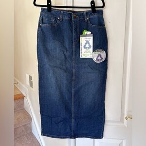 d. jeans Indigo Denim Maxi Skirt